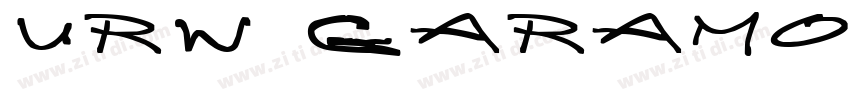 URW Garamond T BoldW字体转换